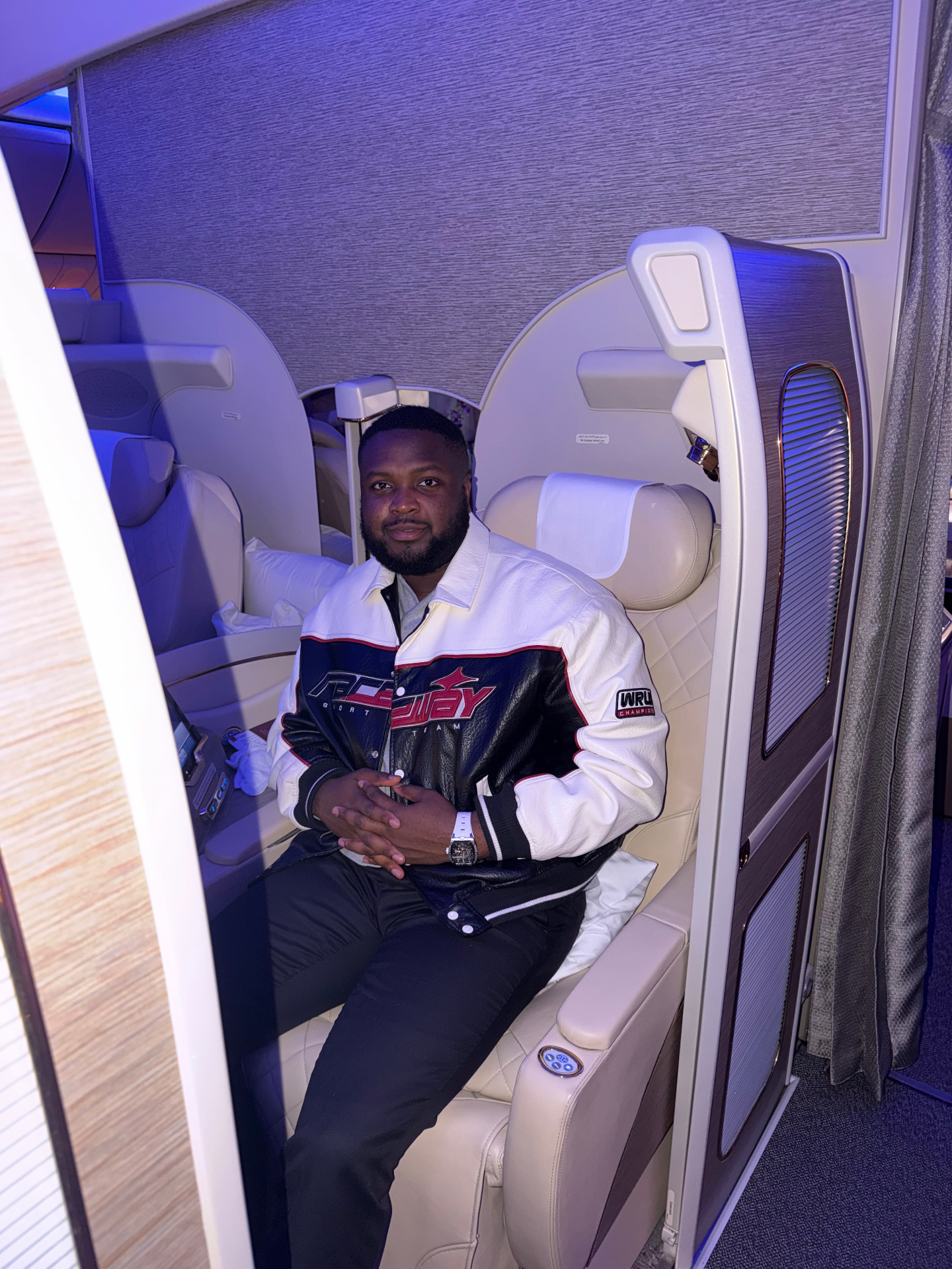 Emirates First Class, two tickets, long haul with my partner.