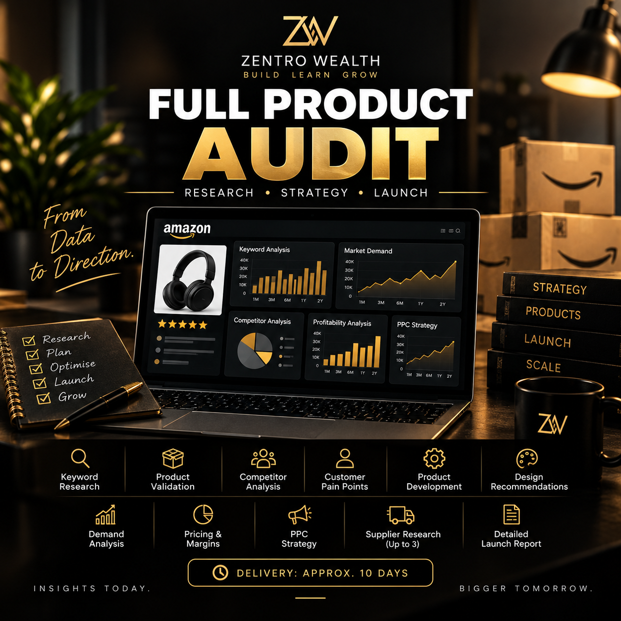 Zentro Wealth Full Product Audit, research, strategy and launch planning